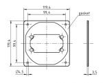 Han-Yellock 60 Adapterplatte mit Dichtung