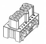 Han-Eco Buchseneinsatz, 10B