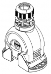 Han-Eco 10B Kupplungsgehuse fr Auenanwendungen, gerader Kabeleingang, 1xM32