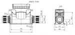 Han-Eco 24B Sockelgehuse, seitlicher Kabeleingang, 2xM40, fr Auenanwendungen