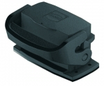 Han-Eco A 10A Bulkhead mounted housing, with thermo-plastic cover