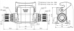 Han-Eco A 10A Sockelgehuse, integr. Kabelverschraubung, seitlicher Kabeleingang, 2xM25