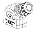 Han-Eco B 10B Tllengehuse, integr. Kabelverschraubung, seitlicher Kabeleingang, 1xM20