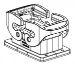 Han-Eco B 10B Anbaugehuse, Querbgel