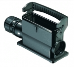 Han-Eco B 24B surface mounted housing, integr. cable gland, side entry, single locking lever, 1xM25