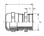 Messing-Kabelverschraubung M 20 x 1,5