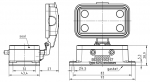 Han 10B Anbaugehuse mit Metallkappe, Querbgel (tllenseitig)