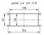 Han 24B Wanddurchfhrungsgehuse, gerader Kabeleingang, 1xM32, Zentralbgel (tllenseitig), hohe Bauform