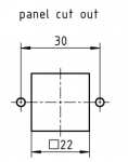 Han M 3A Anbaugehuse, gerade, mit Metallkappe, mit Dichtung, Lngsbgel, Edelstahl