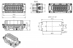 Han 32EE Buchseneinsatz, Crimp, 0,14 - 4 mm, (33-64)