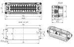 Han 24ES Stifteinsatz, 0,14 - 2,5 mm, Kfigzugfeder