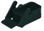 Han-Compact housing, bulkhead mounting, straight, thermoplastic