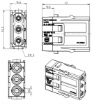 Han C-Modul Stifteinsatz, 2,5 - 8 mm, Axialanschluss