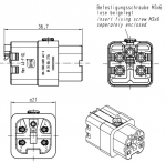 Han 4A Quick Lock Buchseneinsatz 0,25 - 1,5 mm