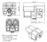 Han Q 2/0 Buchseneinsatz 4 - 10 mm