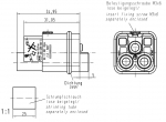 HAN Q 2/0 High Voltage Stifteinsatz, 2,5 - 6 mm