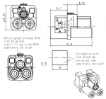 HAN Q 2/0 High Voltage Buchseneinsatz, 2,5 - 6 mm