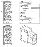 Han EE-Modul Buchseneinsatz, 0,14 - 4 mm, Crimp