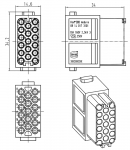 Han DDD-Modul Buchseneinsatz, 0,14 - 2,5 mm, Crimp