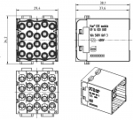 Han EEE-Modul Stifteinsatz, 0,14 - 4 mm, Crimp