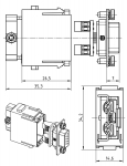 Han D-Sub-Modul fr RS485 Buchseneinsatz