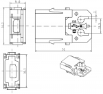 Han USB 2.0 Modul Stifteinsatz, 1A