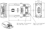 Han USB 2.0 Modul Stifteinsatz, 0,14 - 0,5 mm