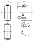 Han Adaptermodul fr Buchseneinsatz