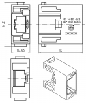 Han RJ45 Modul Stifteinsatz