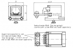 Han-Brid RJ45 C Hybrid-Netzwerksteckverbinder, Wanddurchfhrung