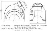 Han-Yellock 30 Gehuseoberteil, seitlicher Kabeleingang, 1xM25