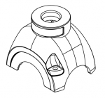 Han-Yellock 30 Gehuseoberteil, gerader Kabeleingang, 1xM20