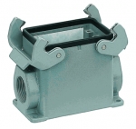 Han 32A surface mounted housing, side entry, 1xM32, high construction