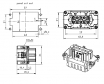 Han 10ES Buchseneinsatz, 0,14 - 2,5 mm, Kfigzugfeder