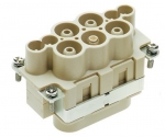 Han K 4/4 Stifteinsatz, 10 - 22/0,14 - 2,5 mm, nicht berhrungssicher