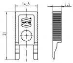 Demontagewerkzeug fr Module, Kunststoff