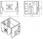 Han-Yellock 30 Adapterrahmen Trgergehuse