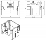 Han-Yellock 30 Adapterrahmen Anbaugehuse