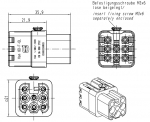 Han 8D Buchseneinsatz Quick Lock 0,25 - 1,5 mm