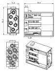 Han E-Modul Stifteinsatz, 0,5 - 2,5 mm, Quick Lock