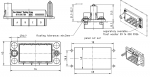 Han-Modular Andockrahmen fr 4 Module schwimmend, A...D