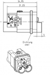 Han Q 2/0 Stifteinsatz 2,5 - 6 mm