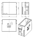 Han-Yellock 20 Adapterrahmen Anbaugehuse