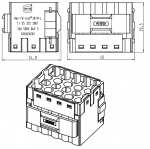 Han-Yellock Monoblock 30 Stifteinsatz