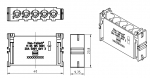 Han-Yellock Modul, Crimpanschluss, grau