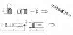 SC Kontakt in Schnellanschlusstechnik fr 1 mm POF