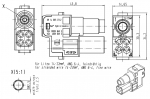 Han 70 A Hybrid Modul, Buchseneinsatz, Axial + Crimp, 1 x 70A + 4 x 16A