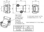 Harting Kabelklemme, D-Sub, 5 - 7 mm