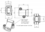 Harting Kabelklemme, D-Sub, 9 - 12 mm