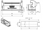 Han EMV 16A Anbaugehuse